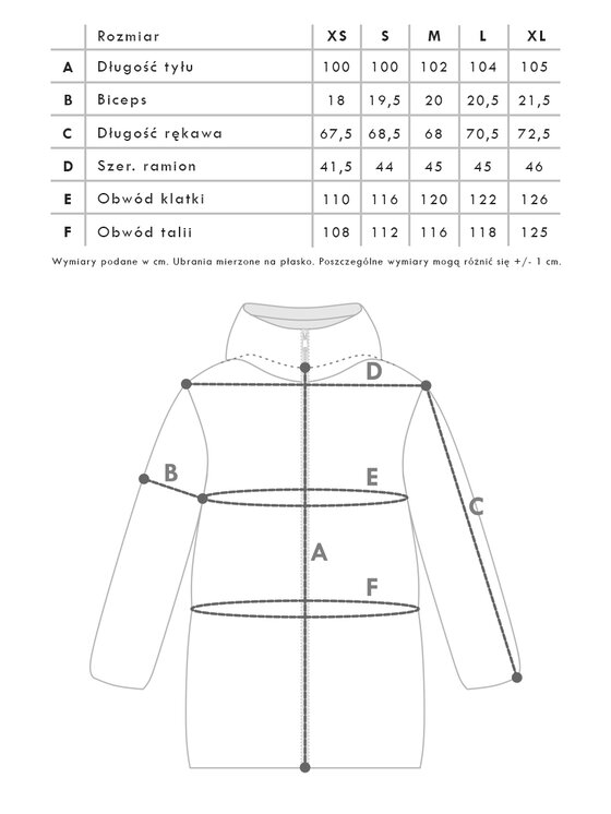 Tiffi Tiffi Kurtka damska SOLDEN Szary Regular Fit
