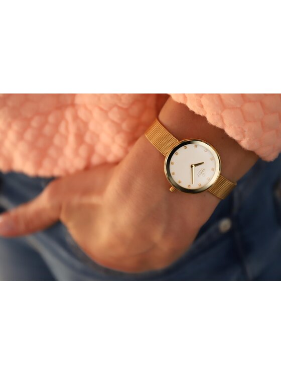 Obaku Obaku Zegarek V161LXGIMG Złoty