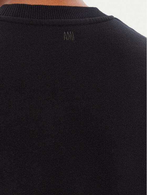 AMI PARIS AMI PARIS Felpa BFUSW035.730 Nero Regular Fit