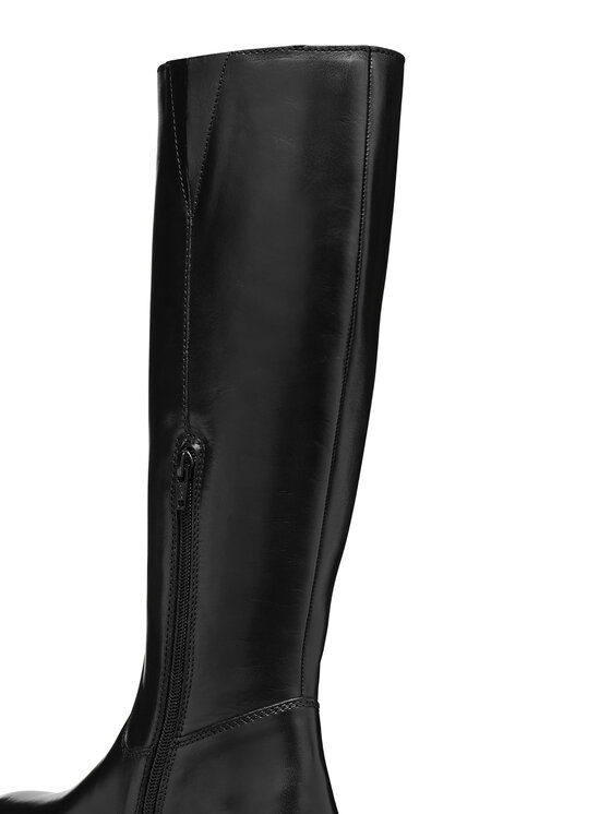 Geox Geox Kozačky ve vojenském stylu D Serilda D46WYA 00043 C9999 Černá