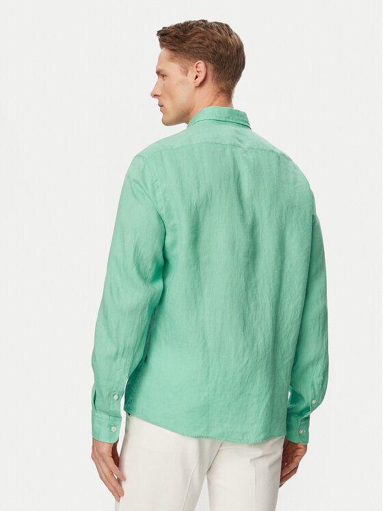 BOSS BOSS Srajca H-Liam 50556077 Svetlo zelena Regular Fit