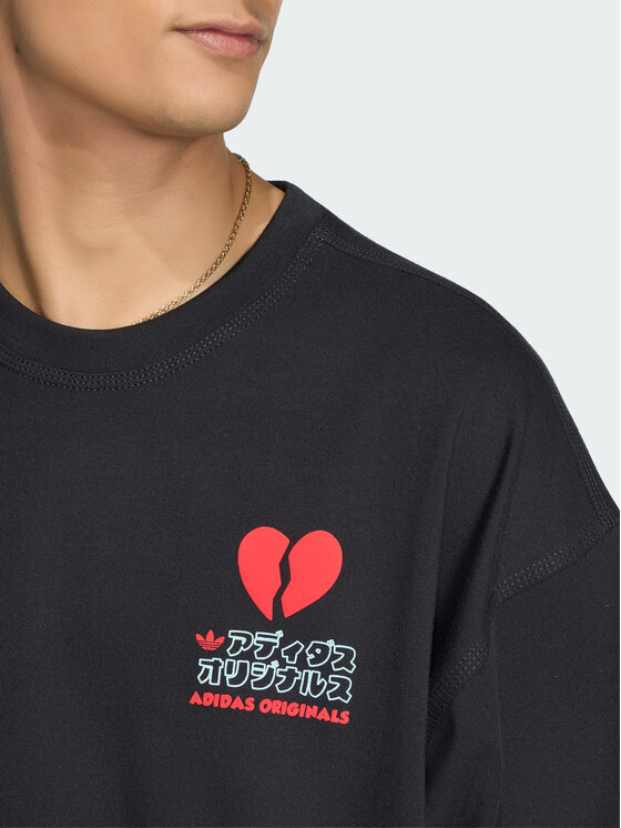 adidas adidas T-Shirt 164257 Czarny Oversize
