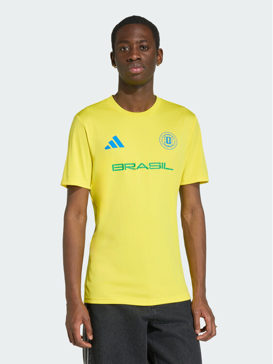 adidas adidas Koszulka techniczna FIFA World Cup 26™ Brazil Żółty Regular Fit