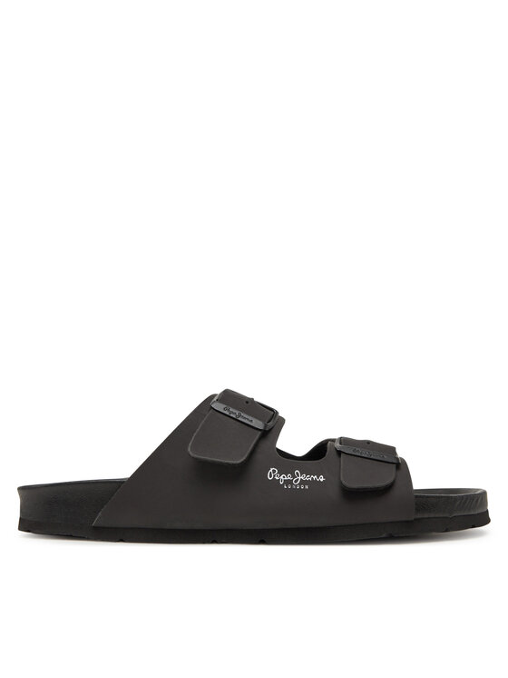 Męskie Klapki Pepe Jeans, Rozmiar 43, Czarne, PMS90101