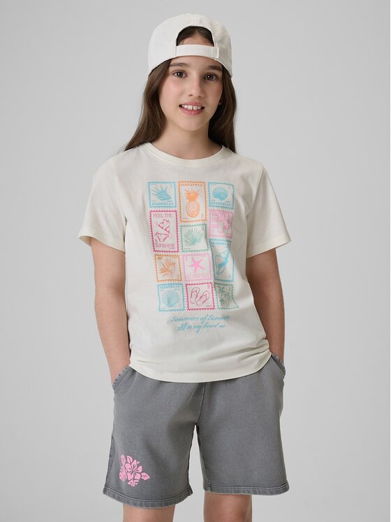 4F 4F T-Shirt 4FJRAW26TTSHF4325-11S Bílá Regular Fit