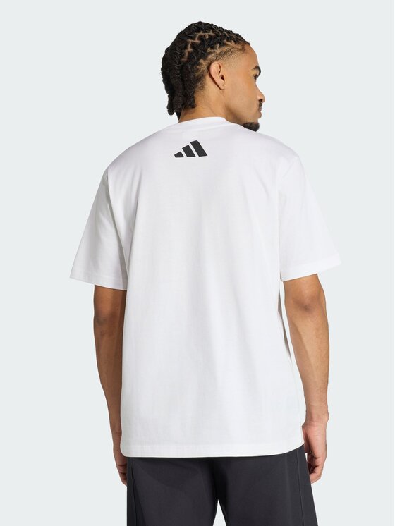adidas adidas T-Shirt 165151 Biały Regular Fit
