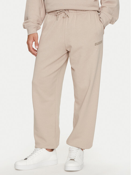 Guess Guess Donji dio trenerke Emis Z4YB00 KAIJ1 Bež Relaxed Fit