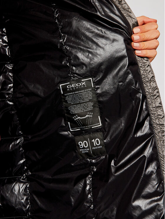 Geox Geox Daunenjacke Blenda W0425L T2664 F1589 Silberfarben Regular Fit