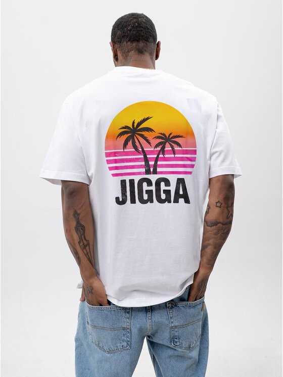 Jigga Wear Jigga Wear T-Shirt 132300 Biały Oversize