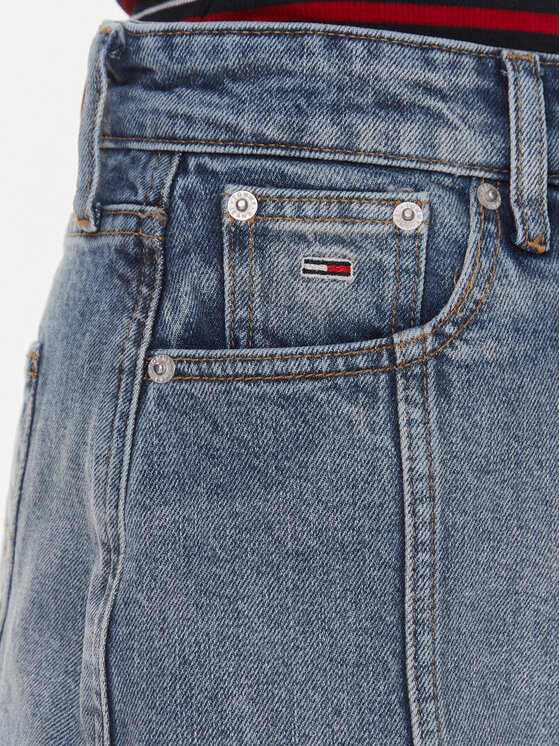 Tommy Jeans Tommy Jeans Jeans suknja Claire DW0DW17218 Plava Regular Fit