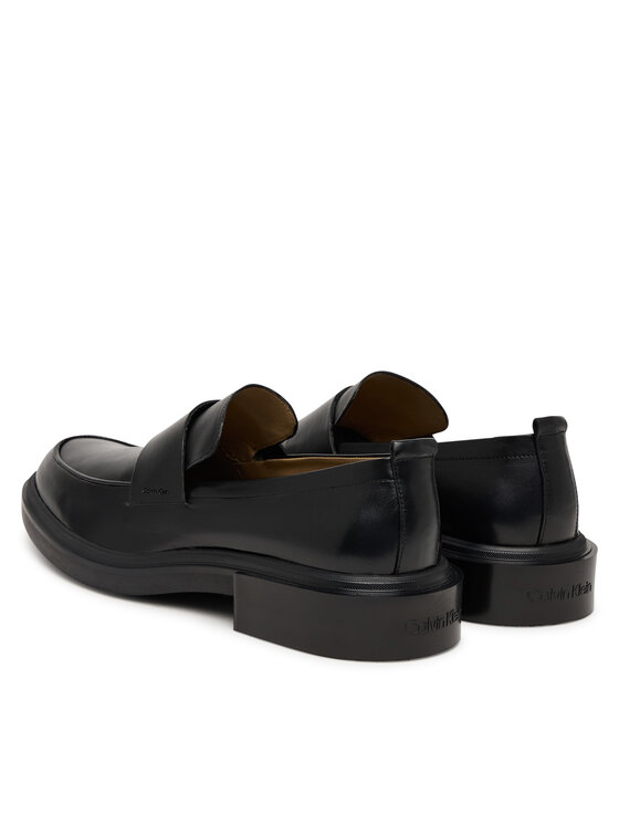 Calvin Klein Calvin Klein Loafers Cupped Band Loafer Lth HM0HM02065 Μαύρο