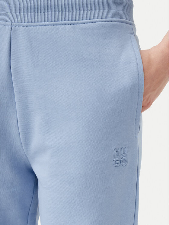 HUGO HUGO Spodnie dresowe Nelfinia 50522417 Niebieski Regular Fit