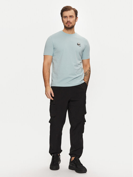 KARL LAGERFELD KARL LAGERFELD Tricou 755710 551224 Albastru celest Regular Fit