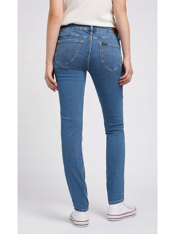 Lee Lee Jeansy Scarlett Niebieski Skinny Fit