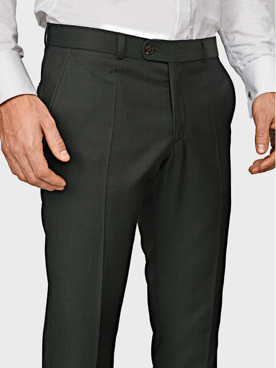 Evenemen Evenemen Garnitur Lincoln Zielony Slim Fit
