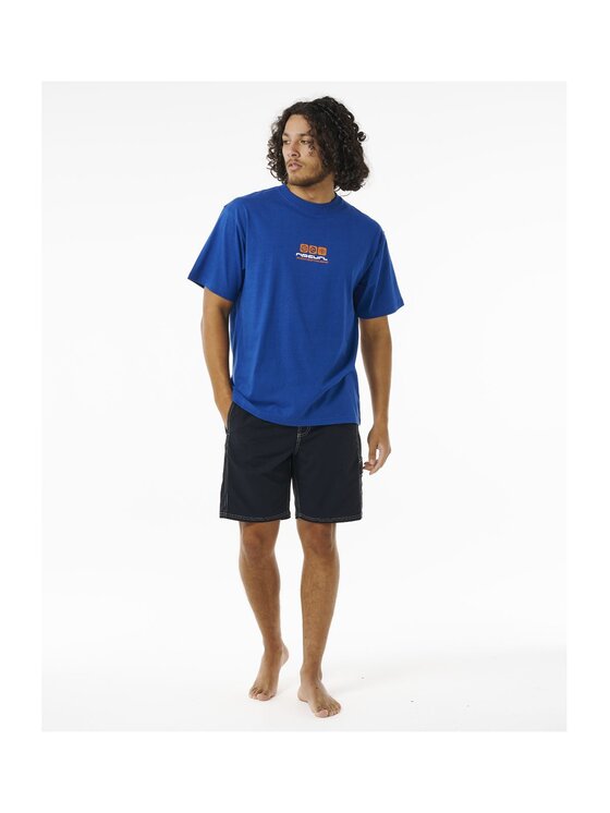 Rip Curl Rip Curl T-Shirt Archive Ocean Tech Tee Niebieski Regular Fit