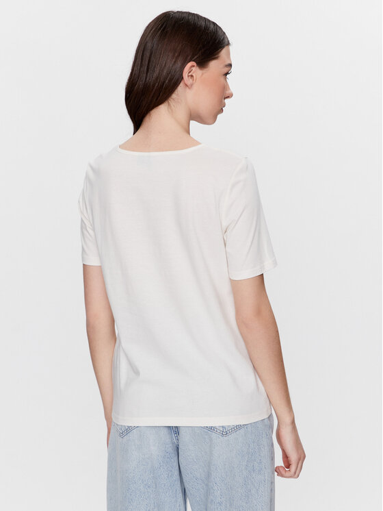 Vero Moda Vero Moda T-Shirt Pany 10284992 Biały Regular Fit