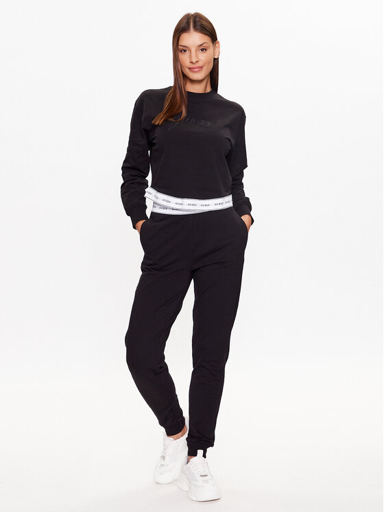 Guess Guess Долнище на пижама O3YB00 KBS91 Черен Regular Fit
