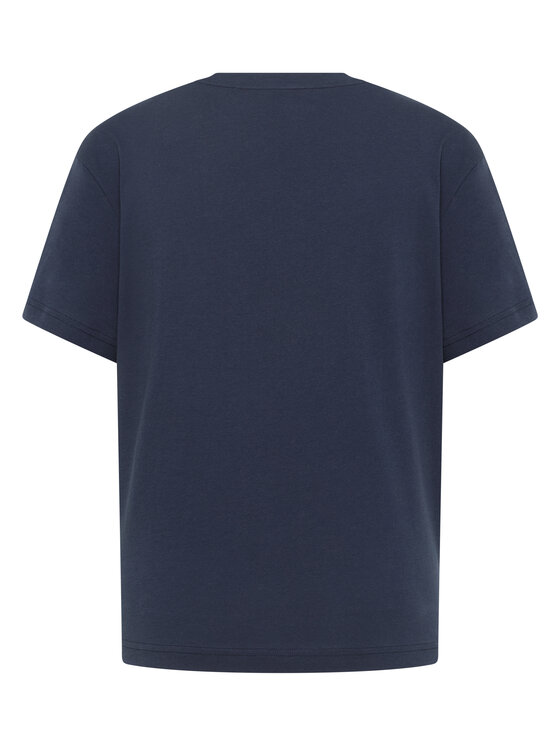 Mustang Mustang T-shirt Style Floris Blu scuro Regular Fit
