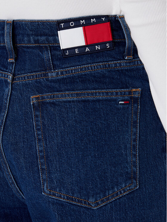 Tommy Jeans Tommy Jeans Blugi DW0DW22446 Albastru Mom Fit