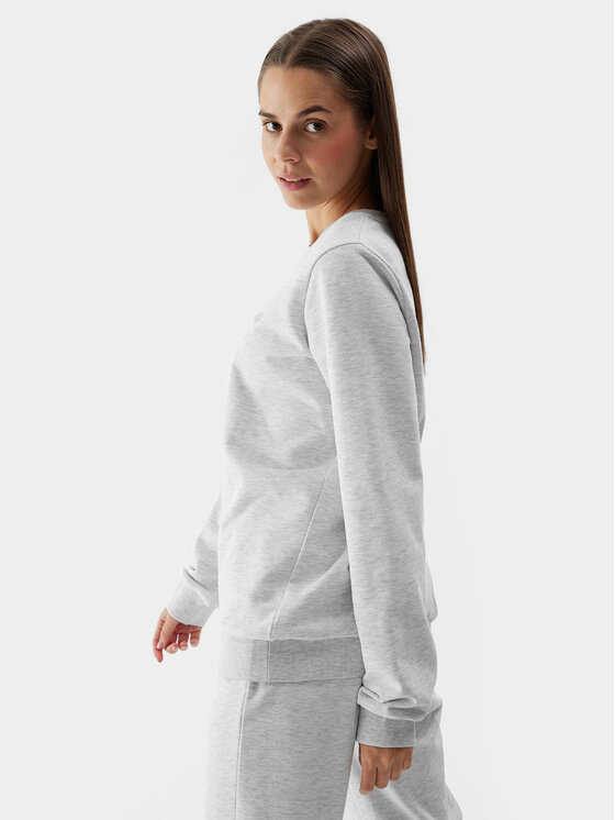 4F 4F Sweatshirt 4FWSS24TSWSF0954 Grau Regular Fit