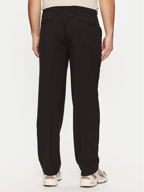 Jack & Jones Jack & Jones Spodnie materiałowe Karl 12267059 Czarny Loose Fit