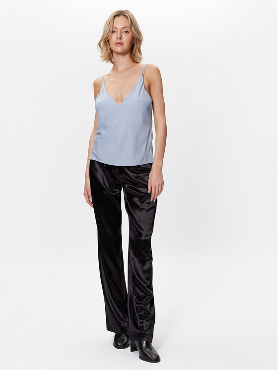 Calvin Klein Calvin Klein Spodnie materiałowe Naia K20K204960 Czarny Regular Fit