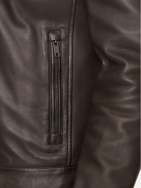 Serge Pariente Serge Pariente Lederjacke Joseph Braun Regular Fit
