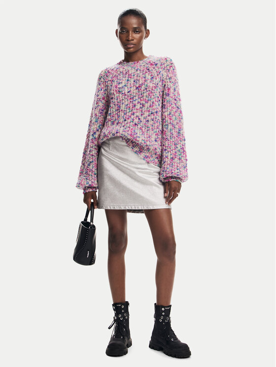 Desigual Desigual Džemperis Birmingham 24WWJF72 Daudzkrāsains Regular Fit