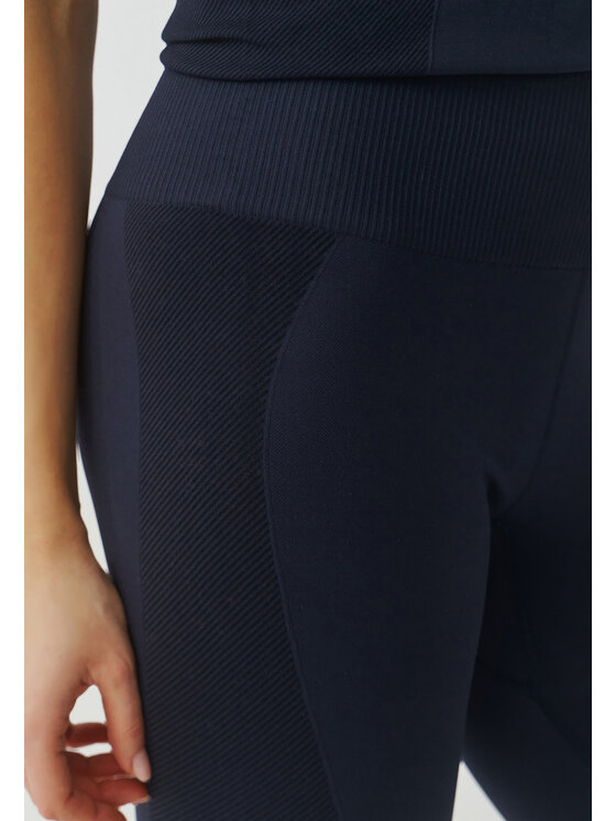 TATUUM TATUUM Kalhoty z materiálu KLEA Tmavomodrá Fitted Fit
