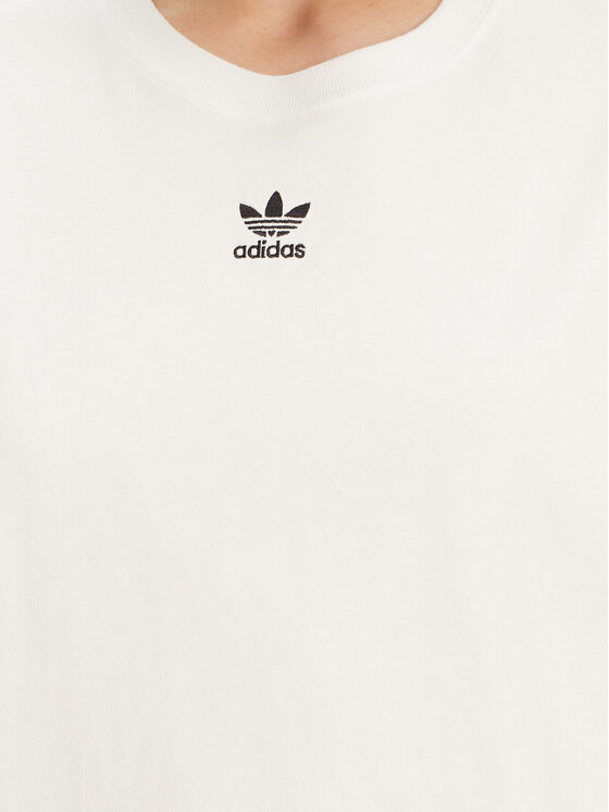 adidas adidas Marškinėliai Essentials Boyfriend JC8967 Balta Oversize