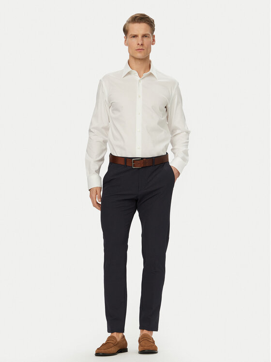 BOSS BOSS Cămașă H-Joe 50560583 Alb Regular Fit