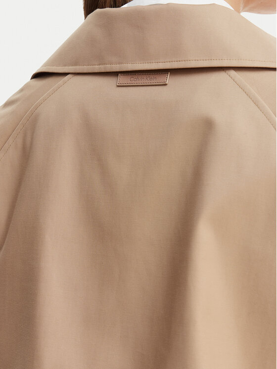 Calvin Klein Calvin Klein Trench LV044C501G Bež Regular Fit