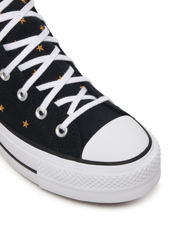 Converse Converse Кеди Chuck Taylor All Star Lift Platform Embroidered Stars A16113C Чорний