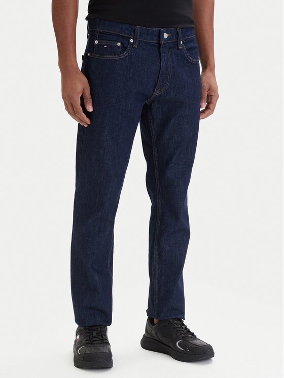 Tommy Jeans Blugi Scanton DM0DM23063 Bleumarin Slim Fit