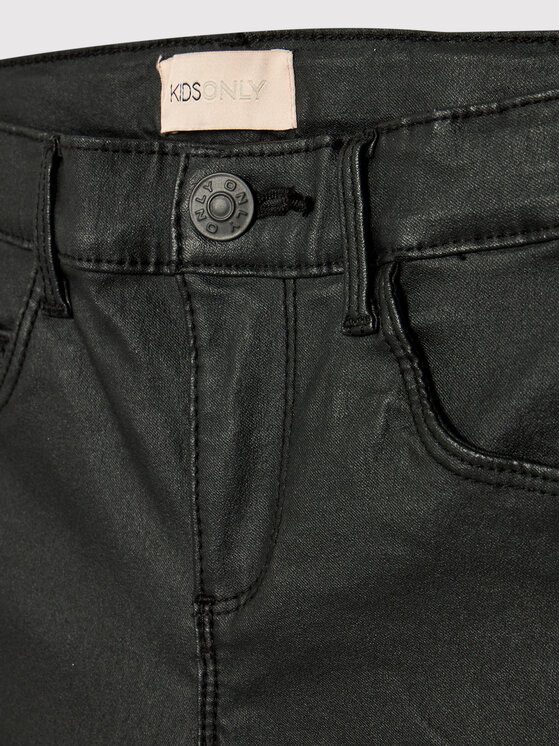Kids ONLY Kids ONLY Medžiaginės kelnės Royal 15210750 Juoda Skinny Fit