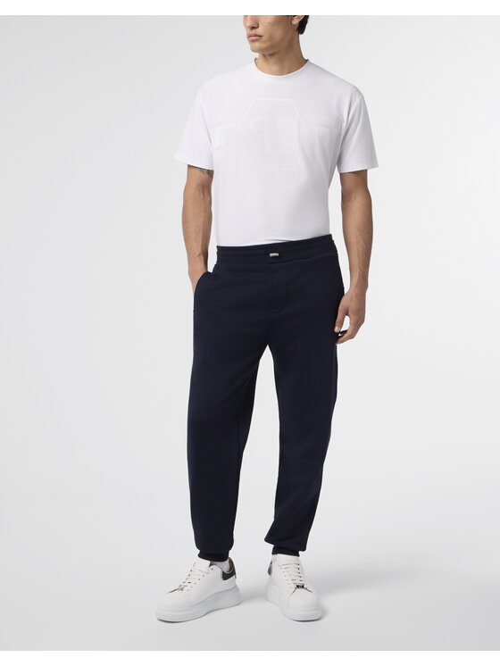 PHILIPP PLEIN PHILIPP PLEIN Spodnie dresowe 30028 Granatowy Jogger Fit