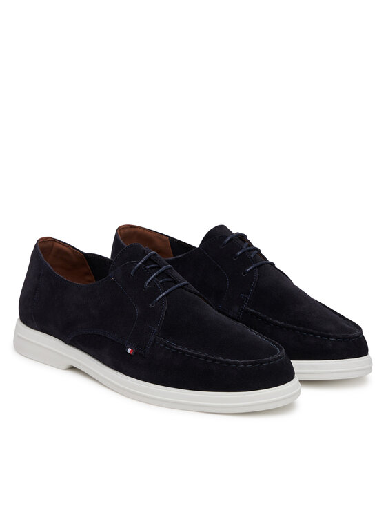 Tommy Hilfiger Tommy Hilfiger Mokasíny Moc T Derby FM0FM05495 Tmavomodrá