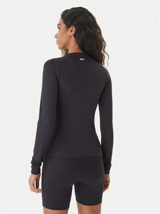 Reebok Reebok Тениска от техническо трико Reebok x Ewa Chodakowska RK25614CCW Черен Slim Fit