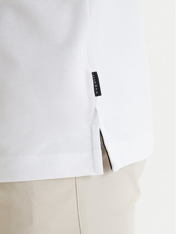 Bugatti Bugatti Polo 8150-75033C Bianco Regular Fit
