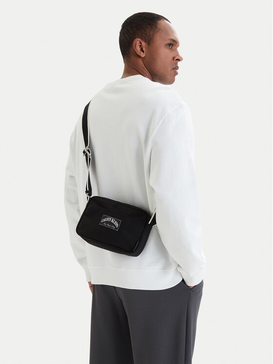 Calvin Klein Calvin Klein Ľadvinka Graphic Capsule Camera Bag LV04D3369G Čierna