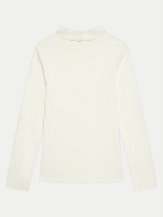 United Colors Of Benetton United Colors Of Benetton Rollkragenpullover 3AOUC201O Écru Regular Fit