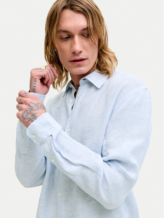 Jack & Jones Jack & Jones Krekls Lawrence 12293563 Gaiši zila Regular Fit