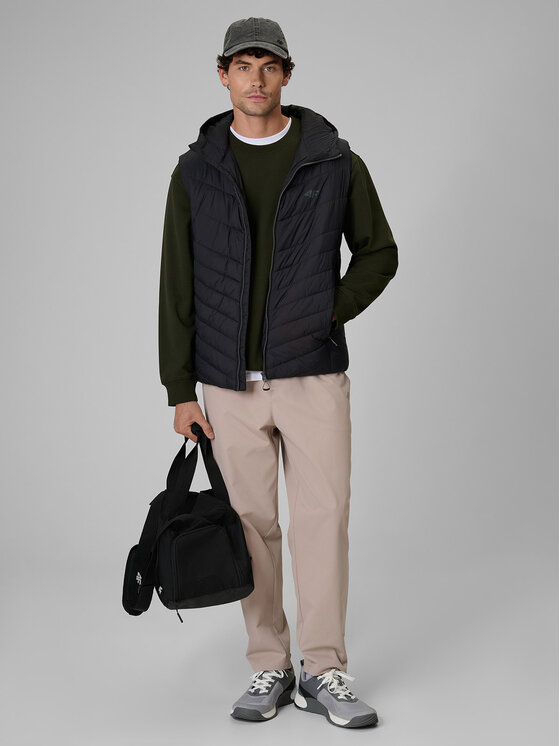 4F 4F Kamizelka BASIC+ Czarny Regular Fit