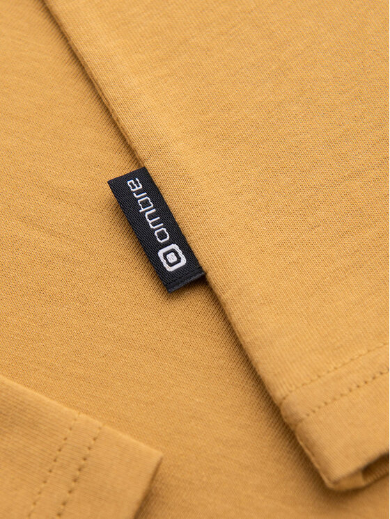Ombre Ombre S dlouhým rukávem OM-LSBL-0142 Žlutá Regular Fit