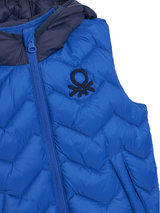 United Colors Of Benetton United Colors Of Benetton Vestă elegantă 2TWDGJ00G Albastru Regular Fit