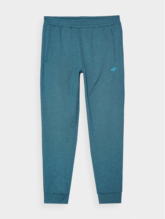 4F 4F Pantaloni da tuta 4FWAW24TFTRM682-46M Verde Regular Fit