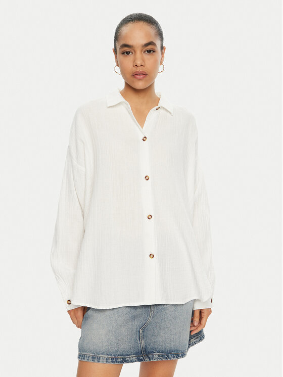 Roxy Roxy Särk Morning Time ERJWT03613 Valge Regular Fit