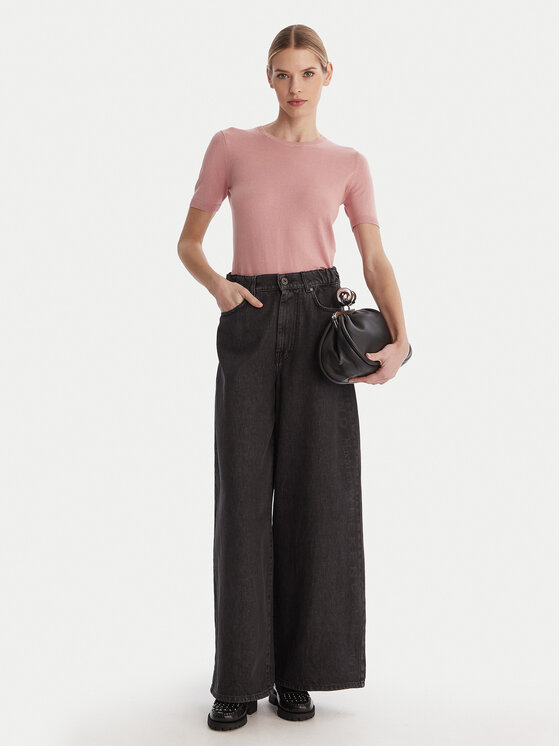 Weekend Max Mara Weekend Max Mara Тишърт Gabarra 2615361081 Розов Slim Fit