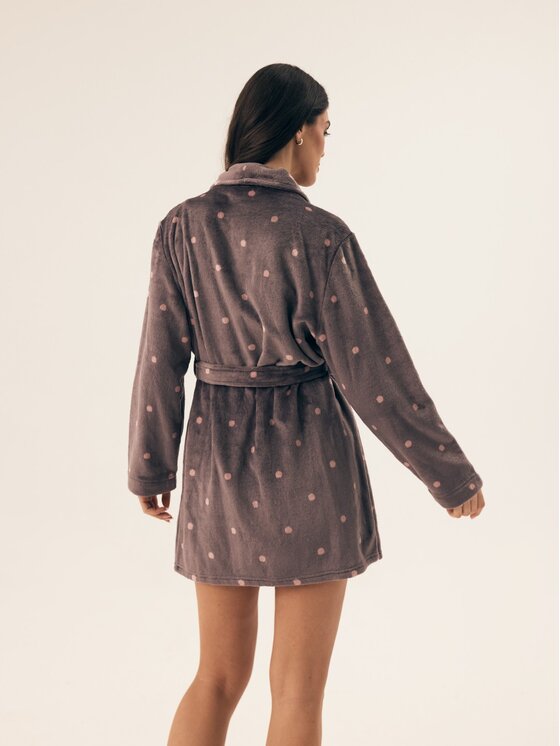 Esotiq Esotiq Župan 42408 Sivá Relaxed Fit